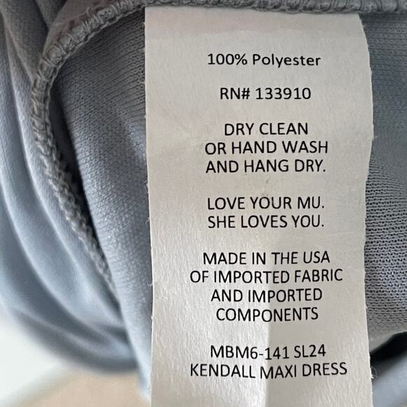 Show Me Your MuMu Kendall Maxi Dress M Blue NWOT - Picture 9 of 9